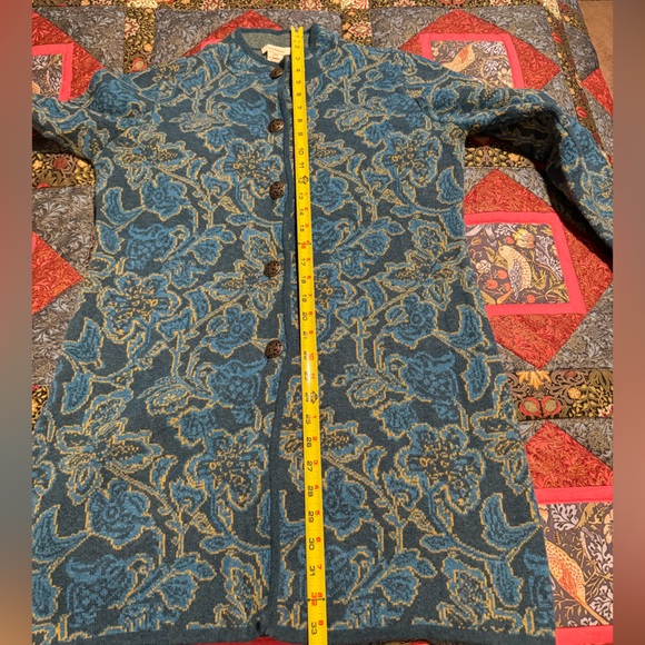 Sundance Spanish Moss Sweater Coat, Size Medium Petite - Picture 7 of 14